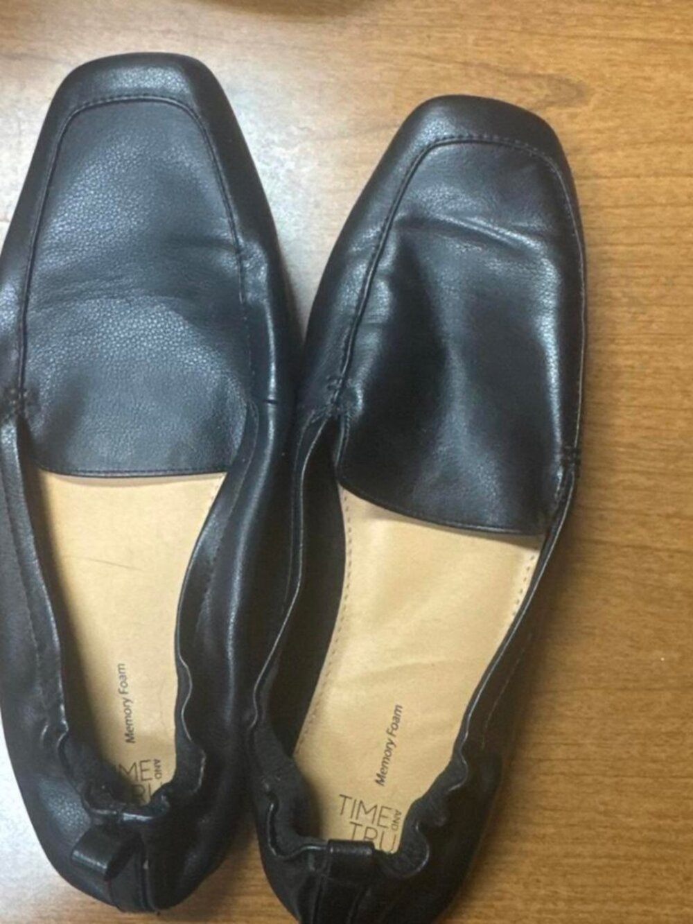Time and Tru Women's Black Loafers